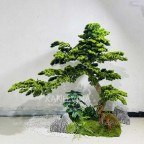 tiểu cảnh cây tùng giả